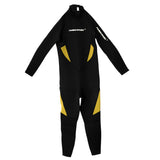 Maxbell Men's Neoprene 3mm Wetsuit Scuba Diving Surfing Swimming Jumpsuit XL Yellow