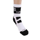 Maxbell Men Women Sports Socks Skateboard Roller Skating Breathable Socks black S