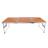 Maxbell Outdoor Camping Three-section Folding Aluminum Alloy Table Computer Desk