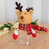Maxbell Christmas Candy Jar Decorative Gift Treat Bags Sugar Container  Elk Deer