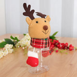 Maxbell Christmas Candy Jar Decorative Gift Treat Bags Sugar Container  Elk Deer