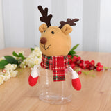 Maxbell Christmas Candy Jar Decorative Gift Treat Bags Sugar Container  Elk Deer