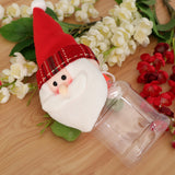 Maxbell Christmas Candy Jar Decorative Gift Treat Bags Sugar Container  Santa Claus