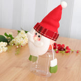 Maxbell Christmas Candy Jar Decorative Gift Treat Bags Sugar Container  Santa Claus