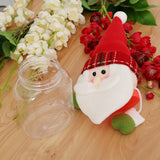 Maxbell Christmas Candy Jar Decorative Gift Treat Bags Sugar Container  Santa Claus