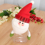 Maxbell Christmas Candy Jar Decorative Gift Treat Bags Sugar Container  Santa Claus