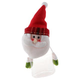 Maxbell Christmas Candy Jar Decorative Gift Treat Bags Sugar Container  Santa Claus