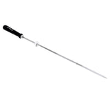 Maxbell Outdoor Stainless Steel Barbeque Skewer Needle with Wood Handle Kebab Stick