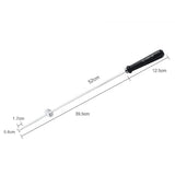 Maxbell Outdoor Stainless Steel Barbeque Skewer Needle with Wood Handle Kebab Stick