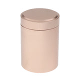 Maxbell Aluminum Waterproof Capsule Holder Pill Case Container Tea Caddy Rose Gold