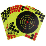 Maxbell 10pcs Shooting Targets Reactive Splatter Adhesive Paper Target 21x21cm