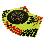 Maxbell 10pcs Shooting Targets Reactive Splatter Adhesive Paper Target 21x21cm