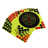 Maxbell 10pcs Shooting Targets Reactive Splatter Adhesive Paper Target 21x21cm