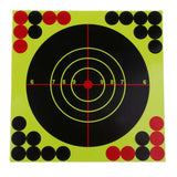 Maxbell 10pcs Shooting Targets Reactive Splatter Adhesive Paper Target 21x21cm