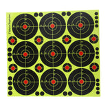 Maxbell 90pcs Shooting Targets Reactive Splatter Dia. 8cm Adhesive Paper Target