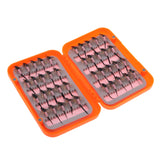 Maxbell 40pcs/box Fly Fishing Flies Kit Trout Salmon Wet Flies Nymph Flies Pink