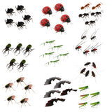 Maxbell 5Pcs Simulation Artificial Insect Model Kids Educative Toys Locust