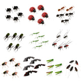 Maxbell 5Pcs Simulation Artificial Insect Model Kids Educative Toys Locust