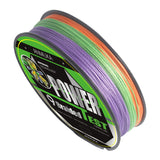 Maxbell 100m Fishing Braided Line Multicolor Line 9 Strands PE Line 10m/1color 04