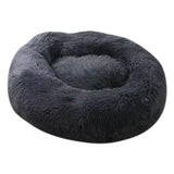 Maxbell Pet Cat Dog Sleeping Bed Indoor Pet Round Cozy Comfort Bed Nest  Dark Gray