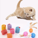 Maxbell Fun Play Cat Teaser Toys Chaser Pet Toy with Feather For Small Cat Dog