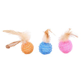 Maxbell Fun Play Cat Teaser Toys Chaser Pet Toy with Feather For Small Cat Dog