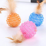 Maxbell Fun Play Cat Teaser Toys Chaser Pet Toy with Feather For Small Cat Dog