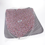 Maxbell Pet Cat Teepee House Summer Comfort Tent Cave Bed Kennel Non-slip M Leopard Print Pink