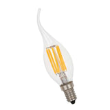 Maxbell LED Filament Candle Light Bulb For Chandelier Ceiling Light B-Warm White 6W