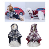 Maxbell Soft Winter Warm Pet Dog Coats Pet Outdoor Wear Clothing Supply Red-S