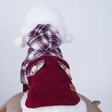 Maxbell Soft Winter Warm Pet Dog Coats Pet Outdoor Wear Clothing Supply Red-S