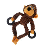 Maxbell Pet Dog Toy Fun Puppy Chew Squeaker Dog Squeaky Play Sound Toys Brown