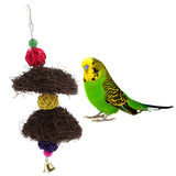 Maxbell Bird Hammock Swing Toy Bird Nest Swing Toy Parrot Chew Toys