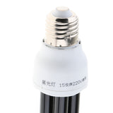 Maxbell E27 UV Ultraviolet Fluorescent Blacklight CFL Light Bulb Lamp 220V 2U 15W