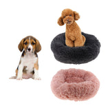 Maxbell Simple Winter Warm Pet Cushion Bed Cat Plush Nest Kennel Snuggle Dog Mat Pink