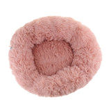 Maxbell Simple Winter Warm Pet Cushion Bed Cat Plush Nest Kennel Snuggle Dog Mat Pink