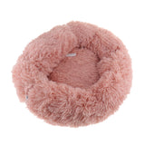 Maxbell Simple Winter Warm Pet Cushion Bed Cat Plush Nest Kennel Snuggle Dog Mat Pink