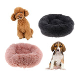 Maxbell Simple Winter Warm Pet Cushion Bed Cat Plush Nest Kennel Snuggle Dog Mat Pink