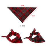 Maxbell Classic Plaid Dog Bandana - Your Dog Will Love These Very Much Red Green Plaid