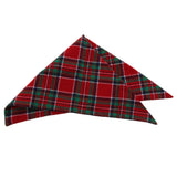 Maxbell Classic Plaid Dog Bandana - Your Dog Will Love These Very Much Red Green Plaid