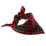 Maxbell Classic Plaid Dog Bandana - Your Dog Will Love These Very Much Red Green Plaid