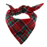 Maxbell Classic Plaid Dog Bandana - Your Dog Will Love These Very Much Red Green Plaid