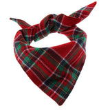 Maxbell Classic Plaid Dog Bandana - Your Dog Will Love These Very Much Red Green Plaid