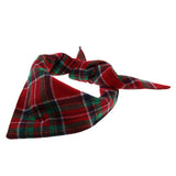 Maxbell Classic Plaid Dog Bandana - Your Dog Will Love These Very Much Red Green Plaid