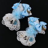 Maxbell 2Pcs Cute Flower Bow Candy Pet Dog Cat Puppy Grooming Hairpin Hair Clip  3