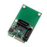 Maxbell SATA 6G 2-Port Mini PCI Express Hard Drive Extension Card PCI-E To SATA3.0