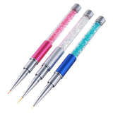 3Pcs Pro Nail Art Paint Brush Painting Pen for Acrylic Nails Mixed Style 02