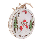 Maxbell Wooden Christmas Xmas Tree Hanging Snowman Home Party Ornaments