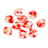 Maxbell 10 Pieces Acetate Acrylic Pendant DIY Earring Jewelry Accessories Red