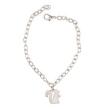 Maxbell Girls Fashion Novelty Bangle Platinum Plated Bracelet 22cm  21.5cm-Squirrel